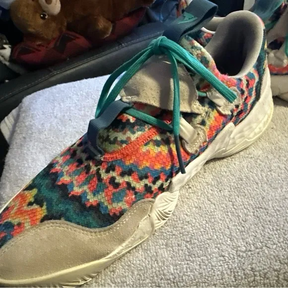Mens Size 11.5 - adidas Trae Young 1 Tie-Dye Basketball Athletic Shoes