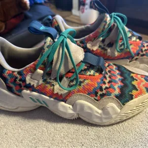 Mens Size 11.5 - adidas Trae Young 1 Tie-Dye Basketball Athletic Shoes
