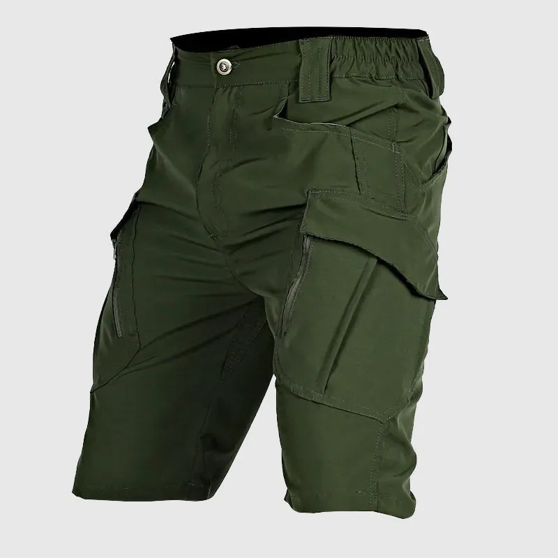 Men’s Tactical Cargo Shorts - Durable Cotton Blend - Multiple Pockets - Relaxed Fit