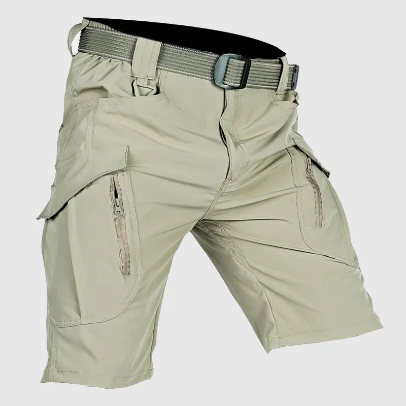 Men’s Tactical Cargo Shorts - Durable Cotton Blend - Multiple Pockets - Relaxed Fit