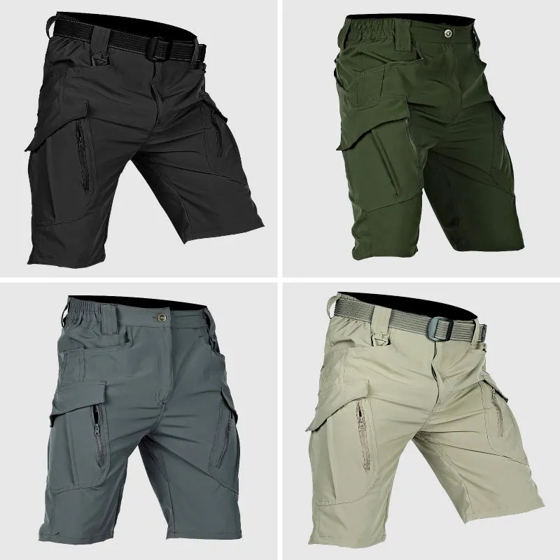 Men’s Tactical Cargo Shorts - Durable Cotton Blend - Multiple Pockets - Relaxed Fit