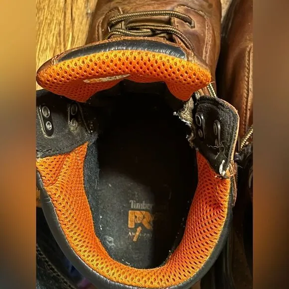 Men’s Timberland Pro Series Work Boots Brn 13W