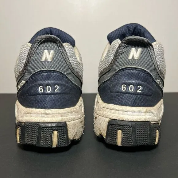 Mens Vintage 90s NEW BALANCE 602 Gray Athletic Shoes / Size 8