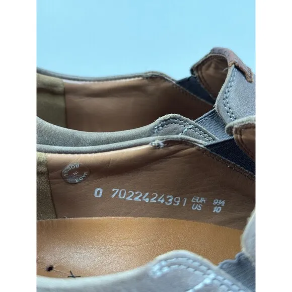 Mephisto Joss Shoes Mens Brown Leather Slip On Shock Absorber 7022424391 Size 10