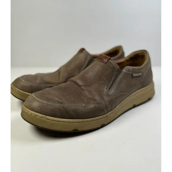 Mephisto Joss Shoes Mens Brown Leather Slip On Shock Absorber 7022424391 Size 10
