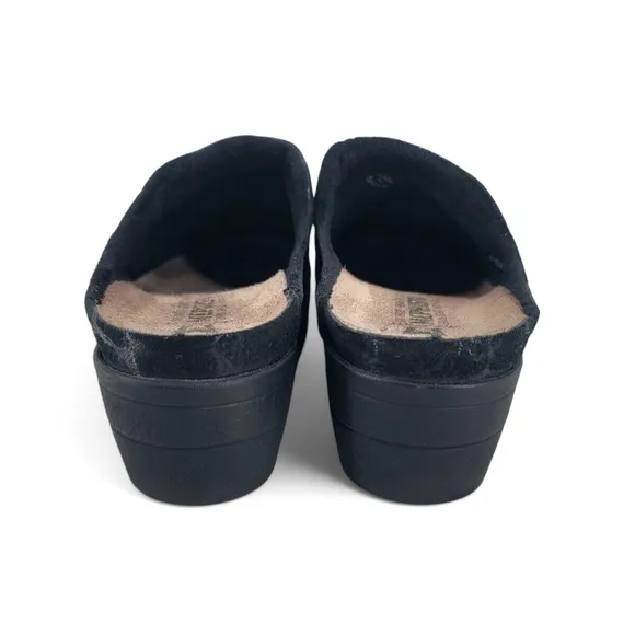 Mephisto Satty Black Clogs Women’s Size 9 Comfort Orthopedic Slip-On Slides