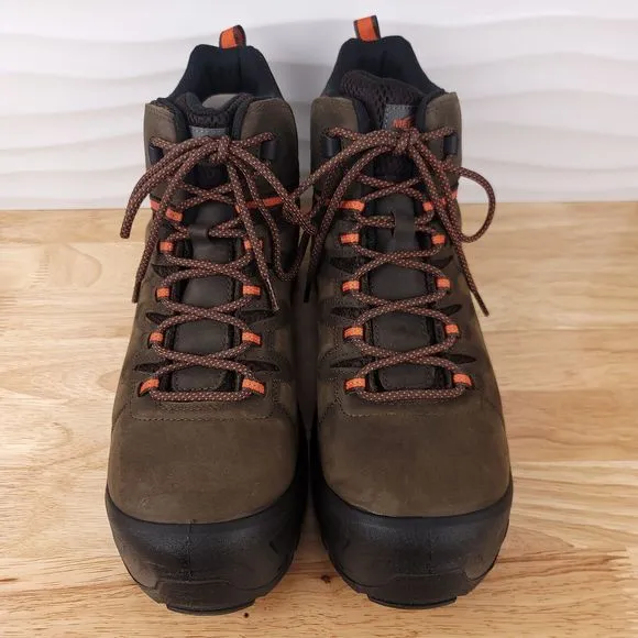 Merrell Boots Mens‎ Espresso Strongfield 6&quot; Composite Toe Waterproof Work Hiker