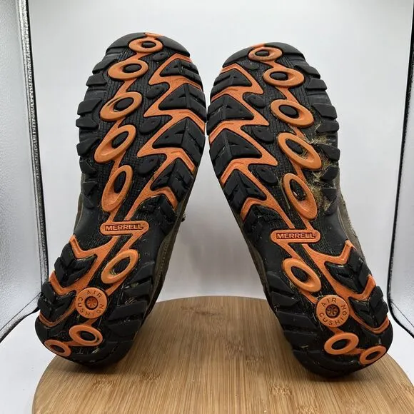 Merrell Brindle Mens Size 13 Brown Vent Mid Waterproof Hiking Boots J160976C