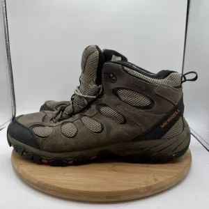 Merrell Brindle Mens Size 13 Brown Vent Mid Waterproof Hiking Boots J160976C