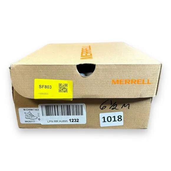 Merrell Chameleon 7 Access Size 6.5‎ Mid Waterproof Hiking Boot MK262177