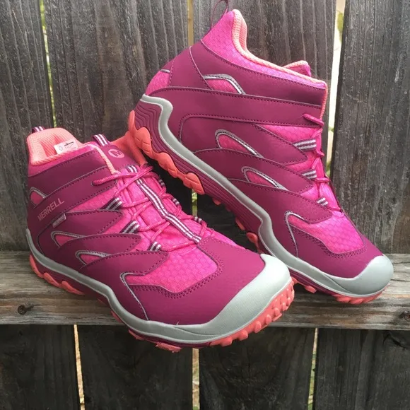 Merrell girls hiking boots Chameleon waterproof