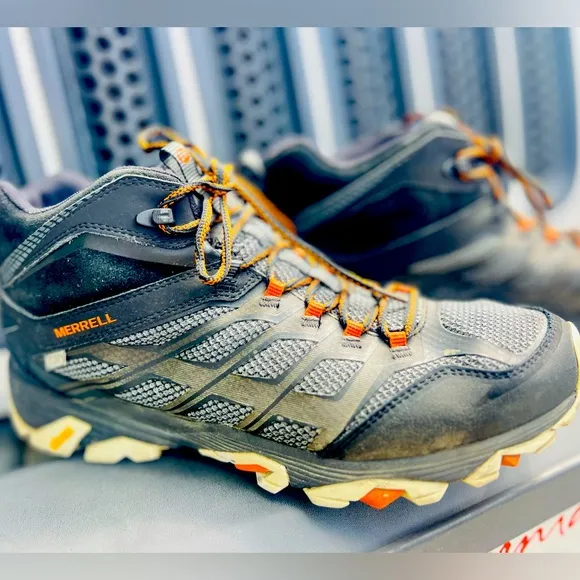Merrell J35747 Moab FST Mid Waterproof Hiking BOOTS Mens size  13