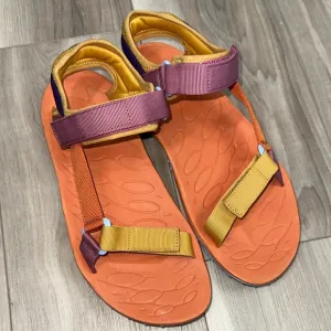Merrell kahuna web apricot orange women’s sandals vibram sole size 11