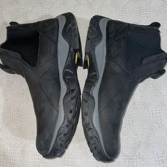 Merrell Men’s Hiking Boots Size 13 M Black Leather Outdoors Rugged Athleisure
