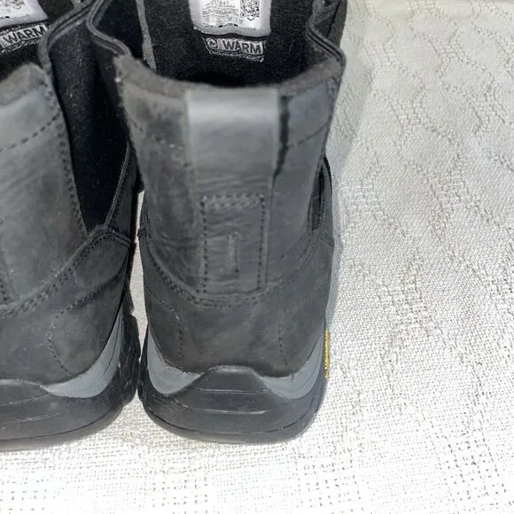 Merrell Men’s Hiking Boots Size 13 M Black Leather Outdoors Rugged Athleisure