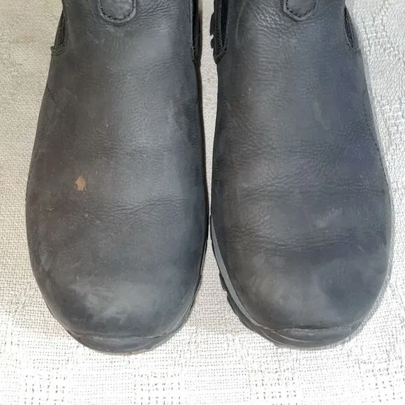 Merrell Men’s Hiking Boots Size 13 M Black Leather Outdoors Rugged Athleisure