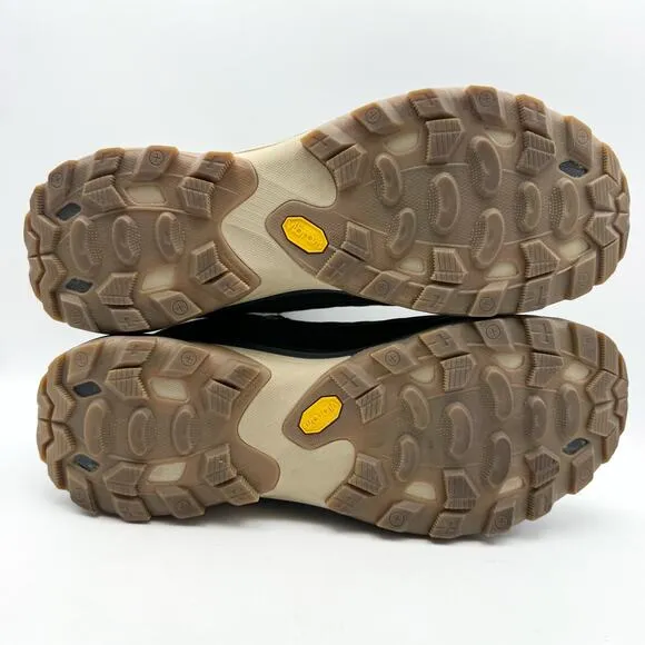 Merrell Mens Moab Speed 2 Leather Mid Hiking Boots US 14 M Black Waterproof EUC