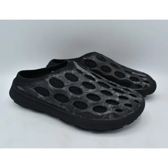 Merrell Womens Size 7 Hydro Mules 1TRL Black Slip On Shoes