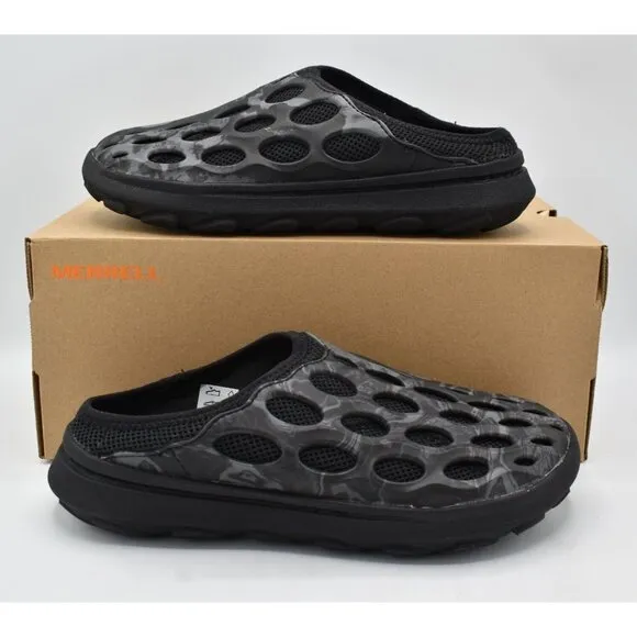 Merrell Womens Size 7 Hydro Mules 1TRL Black Slip On Shoes