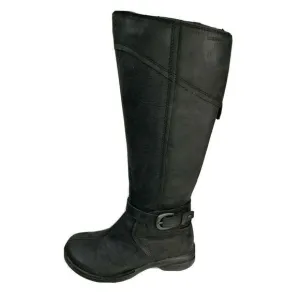 Merrell Womens Size 5 US Black Captiva Buckle-up Waterproof Boots Tall Lined Zip