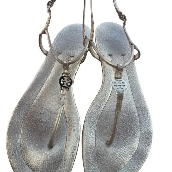 Metallic Sandals tory burch