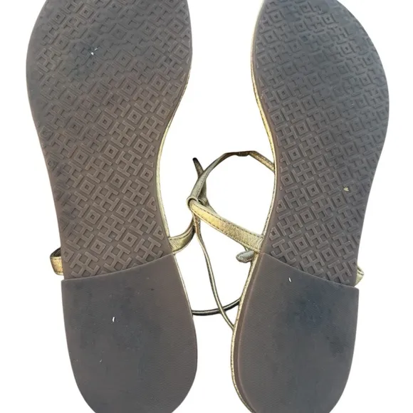 Metallic Sandals tory burch