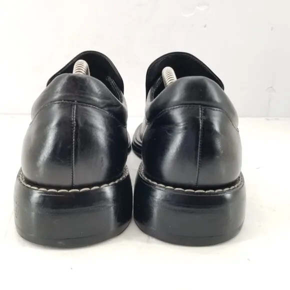 Mezlan Men’s Black Loafer Slip On Leather Shoes&quot;PARIS &quot; Sz 10