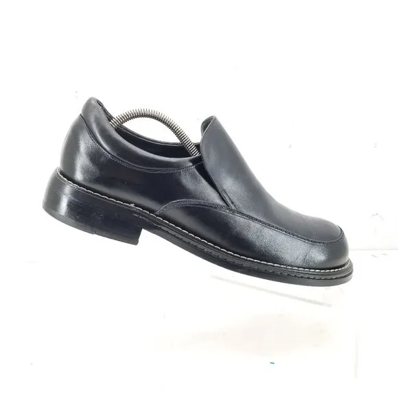 Mezlan Men’s Black Loafer Slip On Leather Shoes&quot;PARIS &quot; Sz 10