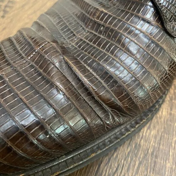 Mezlan Veneto Genuine Lizard Derby Square Toe Casual Dress Shoes