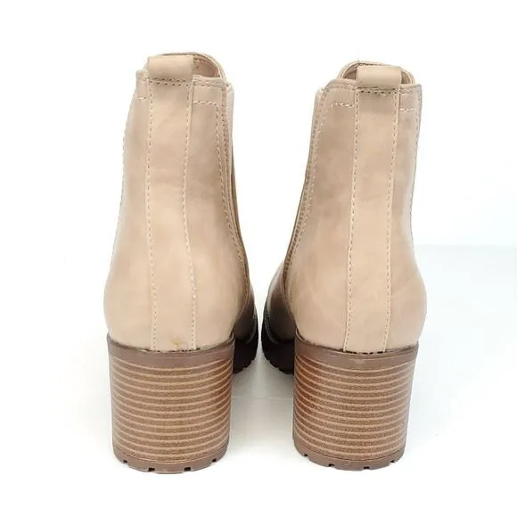 MIA Lylith Chelsea Lug Ankle Boot  Size 10