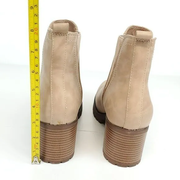 MIA Lylith Chelsea Lug Ankle Boot  Size 10