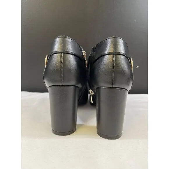 Michael by Michael Shannon Coraline Womens Black Ankle Boots Size 8M SKU 6394