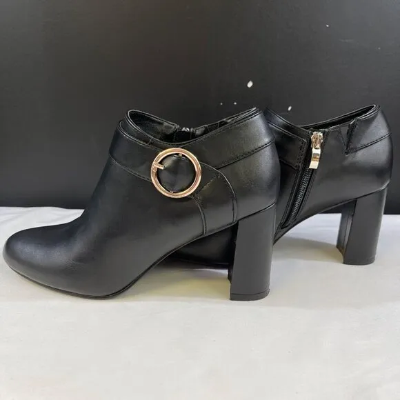Michael by Michael Shannon Coraline Womens Black Ankle Boots Size 8M SKU 6394