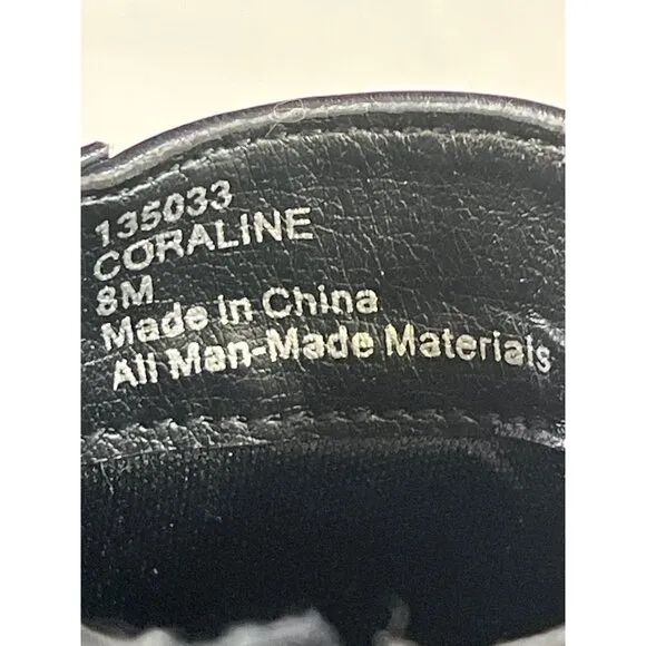Michael by Michael Shannon Coraline Womens Black Ankle Boots Size 8M SKU 6394