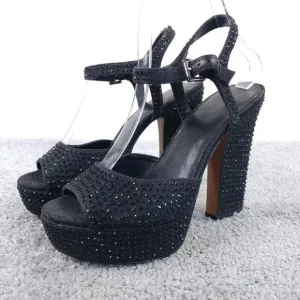 Michael Kors Bennett Womens Size 7 Shoes Rhinestone Crystal Platform Heels