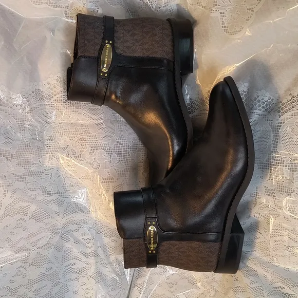 Michael Kors Black Ankle Boots Women's