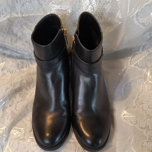 Michael Kors Black Ankle Boots Women's
