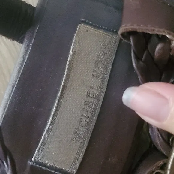 Michael Kors Braided‎ Brown Leather Sandals. Size 6 M