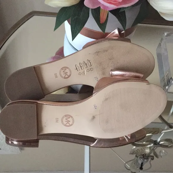 Michael Kors Metallic Sandals