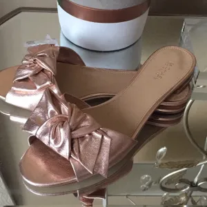 Michael Kors Metallic Sandals