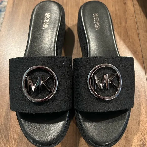 Michael Kors Sadler Slide Wedge - Size 7