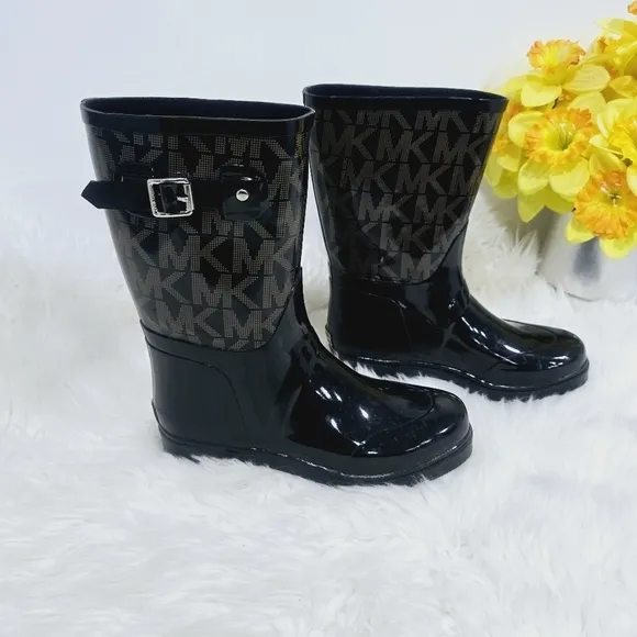 Michael Kors Tall Rain Boots Size 10