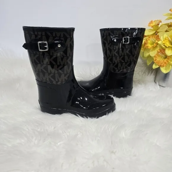 Michael Kors Tall Rain Boots Size 10