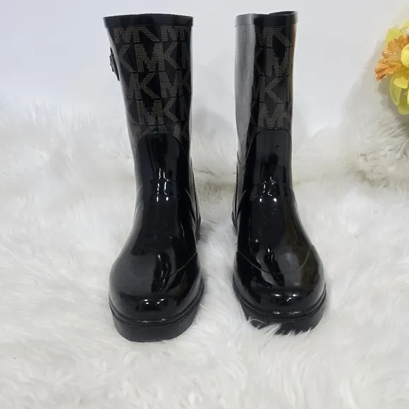 Michael Kors Tall Rain Boots Size 10