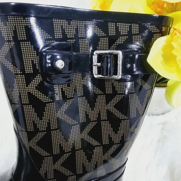 Michael Kors Tall Rain Boots Size 10