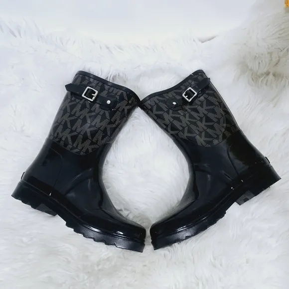 Michael Kors Tall Rain Boots Size 10
