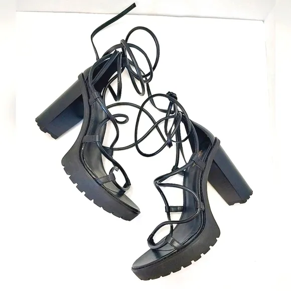 Michael‎ Kors Vero Lug Platform Sandals, NEW, Size 10