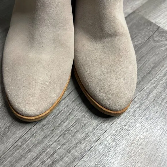 Michael Michael Kors Sunny Suede Laser Cut Boots Ankle Booties Size 6
