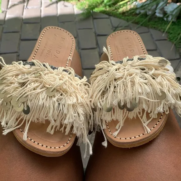 MINDA LIVING x ANTHROPOLOGIE Slides Women’s Size 7