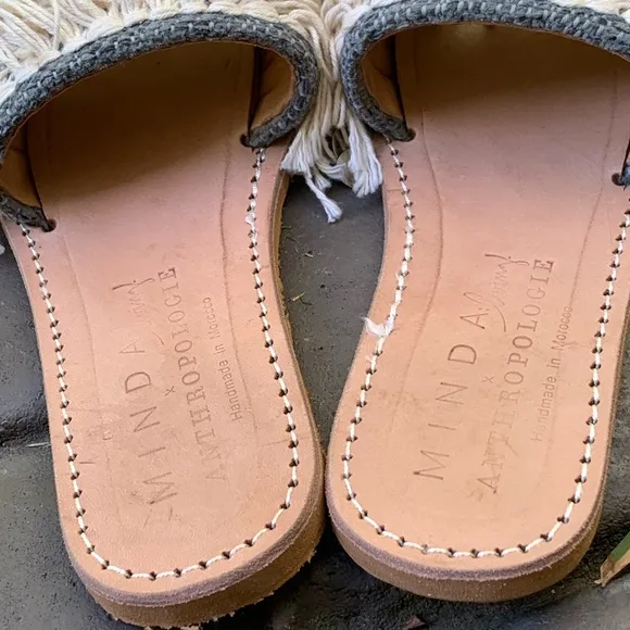 MINDA LIVING x ANTHROPOLOGIE Slides Women’s Size 7